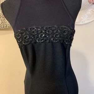 Betsy and Adam gown with slit